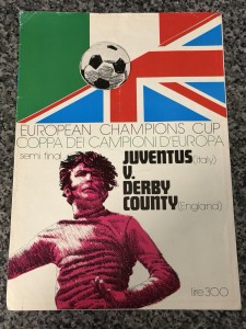 1973 Juventus V Derby County European Cup Semi Final Football Programme for sale on Ebay