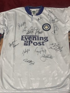 Leeds United Squad Signed 1992 Official Replica Home Shirt wCOA for sale on Ebay