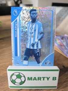 Topps Chrome Premier League Frozenfractor -1/0 Simon Adingra Sunderland  for sale on Ebay