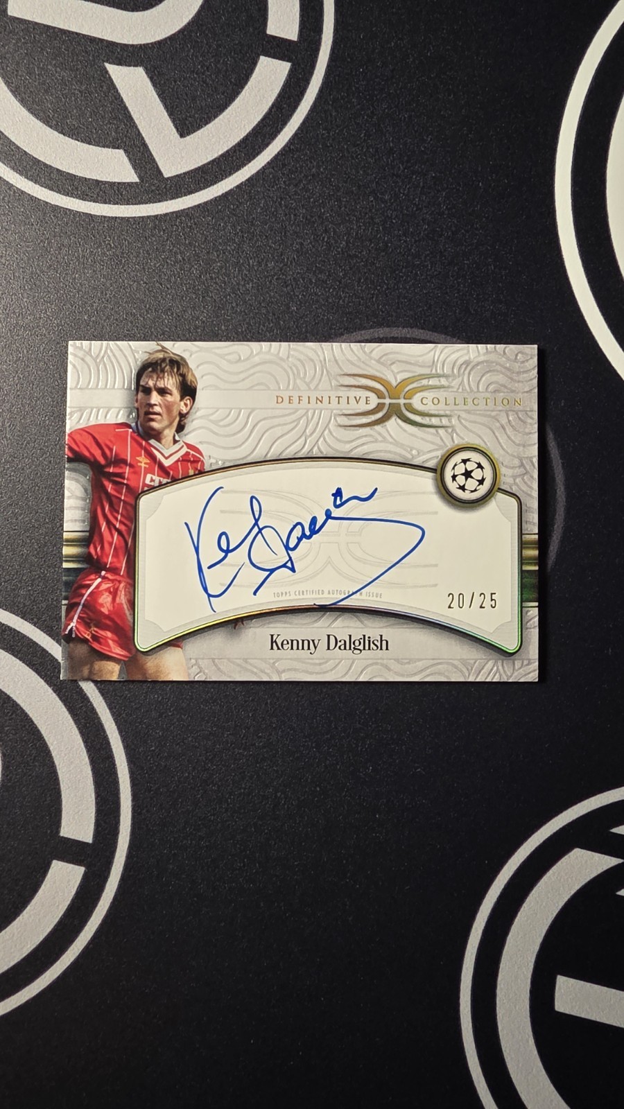 Kenny Dalglish - Topps Definitive Collection /25 On Card Auto - Liverpool  for sale on Ebay
