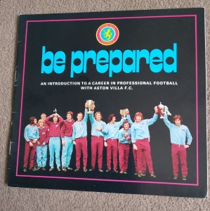 Aston Villa Official Brochure Be Prepared Introduction to a Career in Football for sale on Ebay