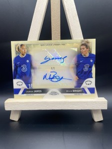 Topps Chrome UWCL 2022/23 Chelsea Dual Auto James/Bright SUPERFRACTOR 1/1 for sale on Ebay