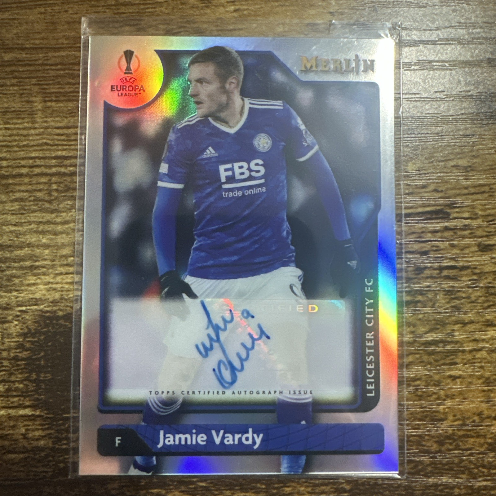 Jamie Vardy Leicester City Auto Merlin Chrome for sale on Ebay