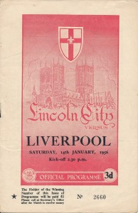 LINCOLN CITY v Liverpool 1955/1956 - Football Programme for sale on Ebay