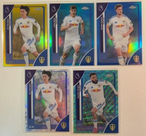 Leeds United Set Numbert /92 /150 /199 /275 - Topps Chrome Premier League 25/26 for sale on Ebay