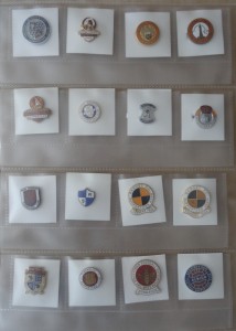 COLLECTION OF 100 mainly 60s/70s SUPPORTERS CLUB BADGES IN FOLDER for sale on Ebay