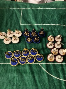 Subbuteo - HW Loose Players Job Lot (Celtic/Brazil/Peru/Inter) for sale on Ebay