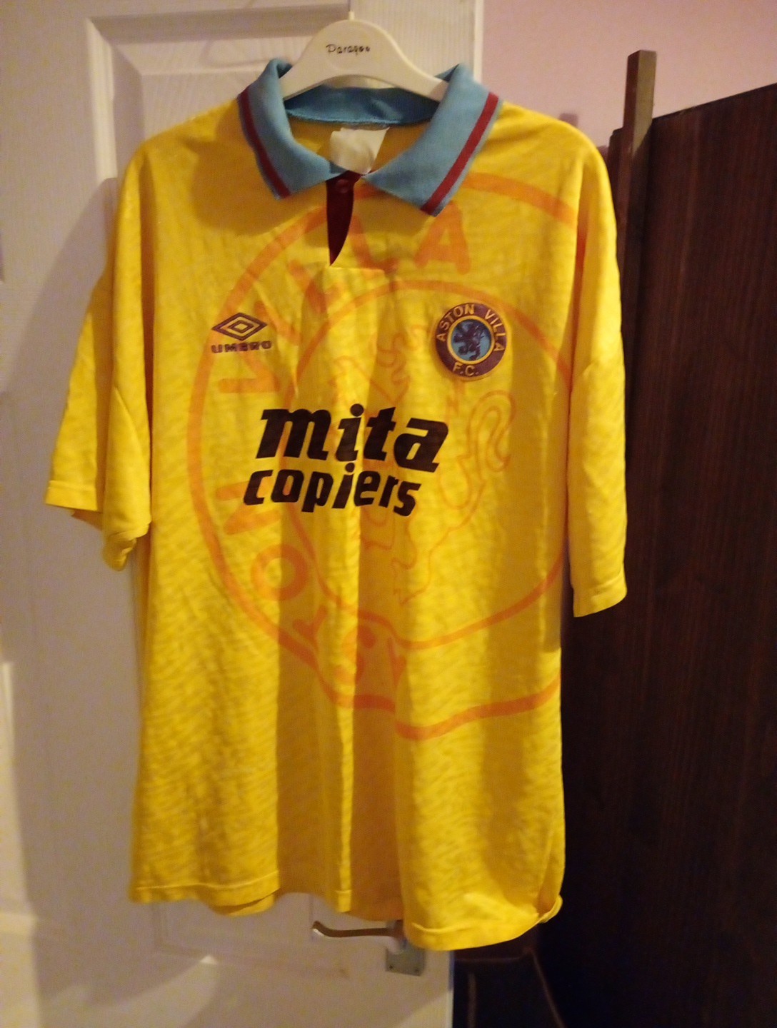 Aston Villa 1991/93 3rd Shirt - Large for sale on Ebay