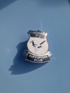 Chorley FC Supporters Club Pin Badge for sale on Ebay