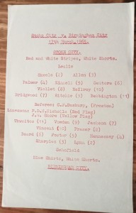 Stoke City v Birmingham City 1964-65 Single Sheet Programme for sale on Ebay