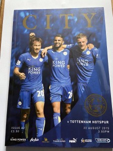 Leicester City V Tottenham Hotspur 22/08/2015 - Champions Season for sale on Ebay