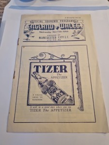 England V Wales @ Man City 13/11/1946 for sale on Ebay