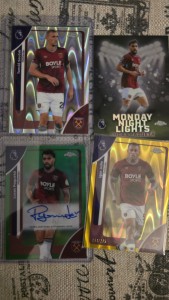 West Ham Topps Chrome Premier League Paqueta Auto /99 Numbered Hammers Rare for sale on Ebay