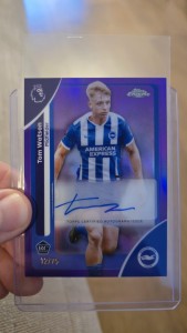 Brighton & Hove Albion Football Topps Chrome Tom Watson RC Auto /75 PL for sale on Ebay