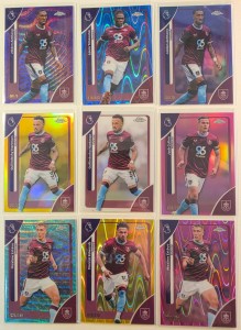 9x Burnley FC Set - All Numbert /30 /75 - Topps Chrome Premier League 25/26 for sale on Ebay