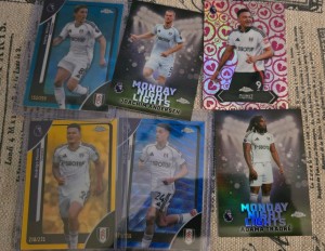 Fulham FC Premier League Chrome Topps Numbered Bundle And Base Rare for sale on Ebay