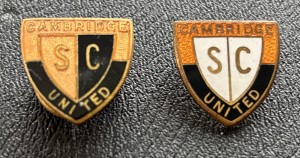 Pair Of Cambridge United Supporters Club Pin/Lapel Badges for sale on Ebay