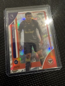 Topps Chrome 92 PL Logo Refractor - Gustavo Nunes RC Brentford -  04/92 Rookie for sale on Ebay