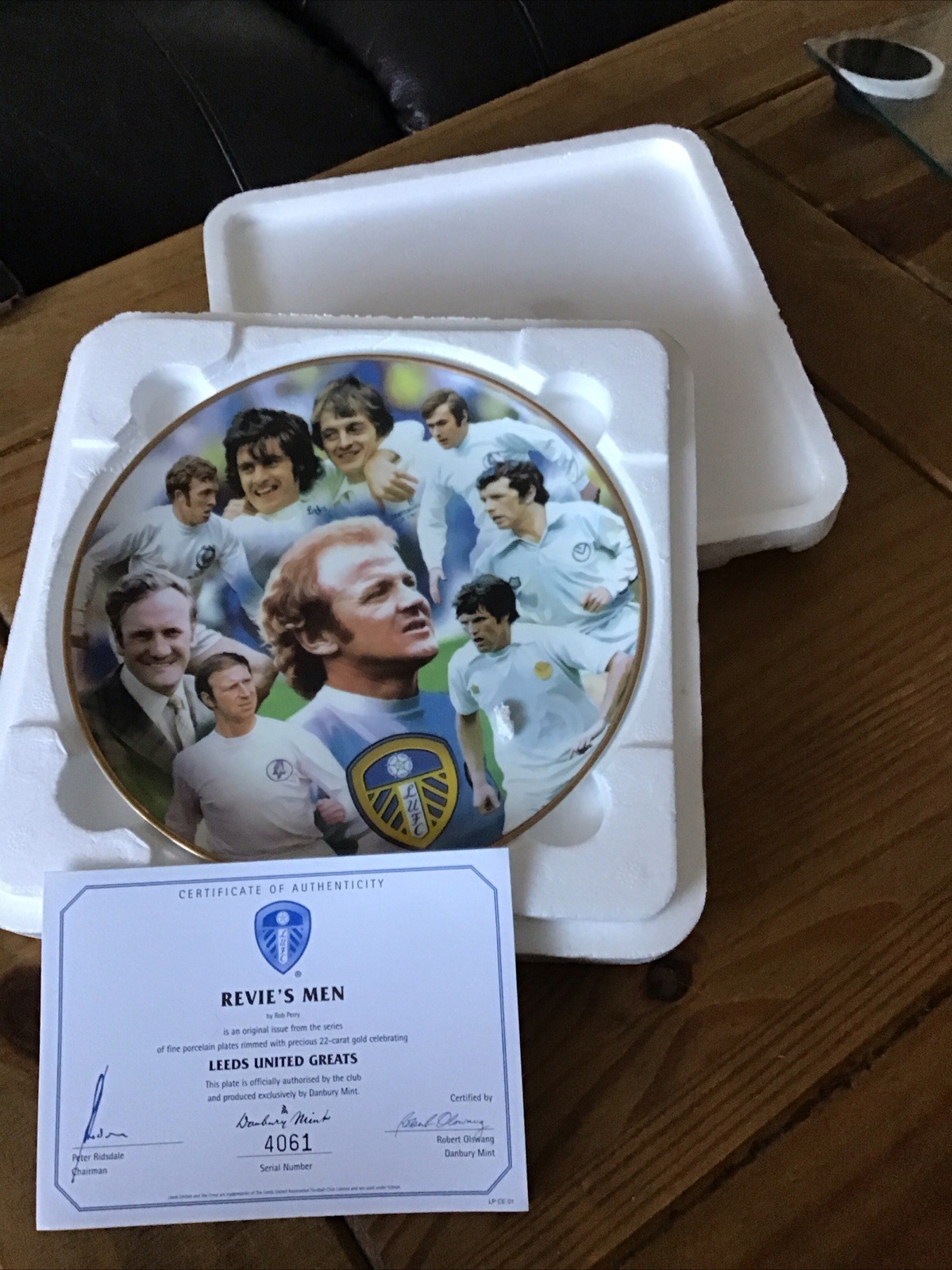 Limited Issue. Commemorative Plate Celebrating The triumphs Of Leeds Utd for sale on Ebay
