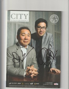 2012/13 Leicester City Programme.SIGNED VICHAI & KHUN TOP! for sale on Ebay
