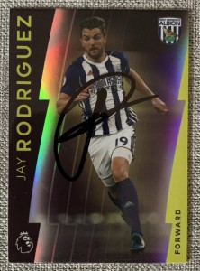 SIGNED PREMIER LEAGUE  TOPPS CARD - JAY RODRIGUEZ - WEST BROMWICH ALBION for sale on Ebay