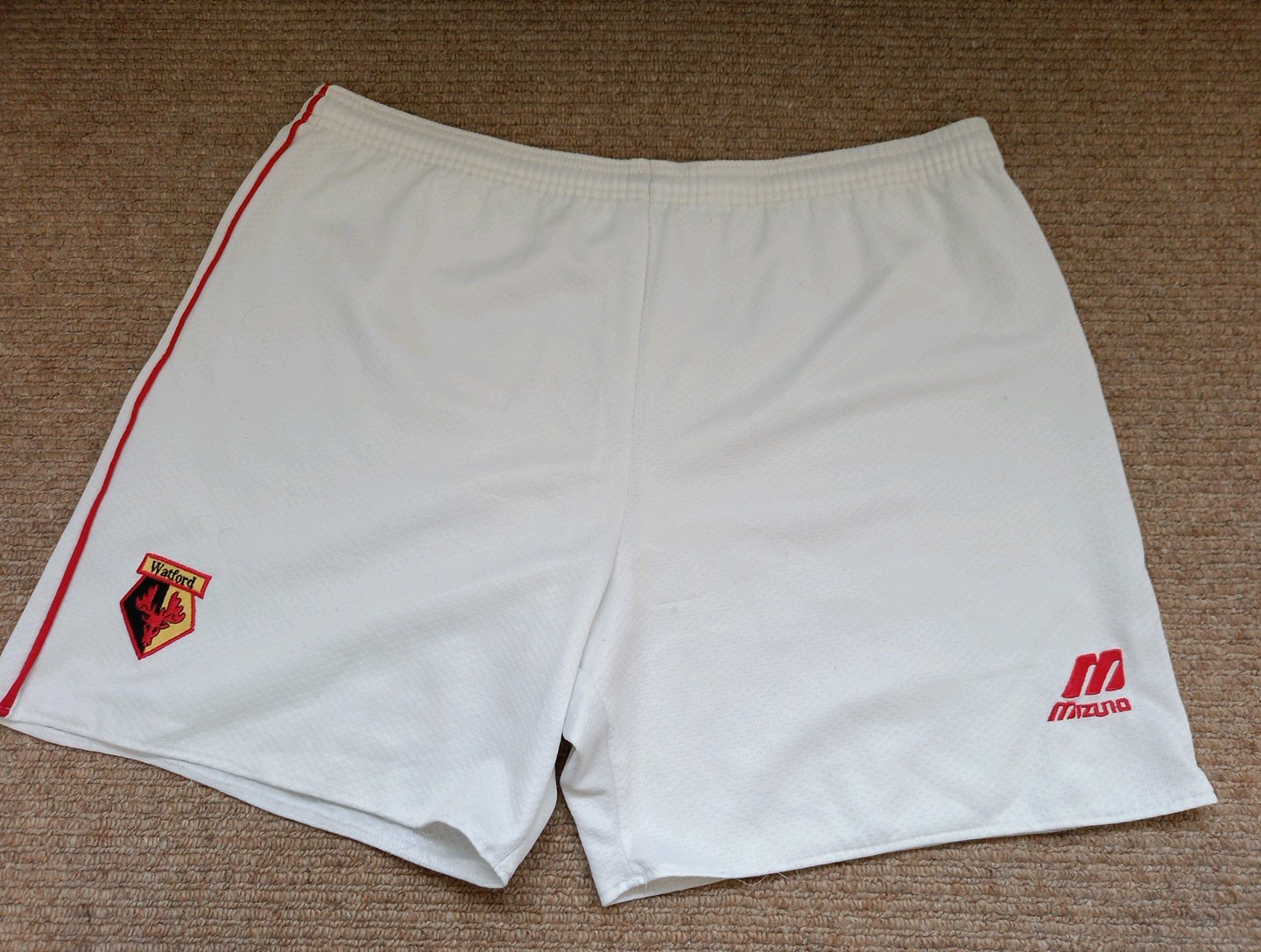 Watford FC Shorts Mizuno, Size large, 1997/98 Season for sale on Ebay