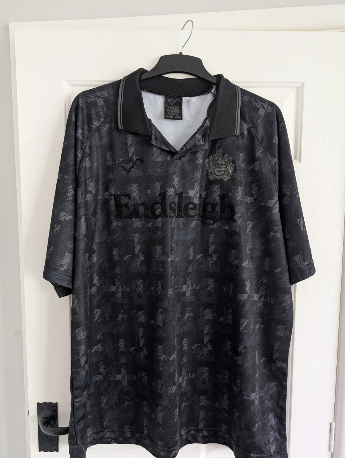 Burnley FC 91-93 Blackout Adult Retro Shirt Size 3XL Limited Edition for sale on Ebay