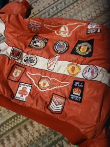 VINTAGE MACHESTER UNITED PATCHES&BADGES ON CHILDS /YOUTH COAT for sale on Ebay