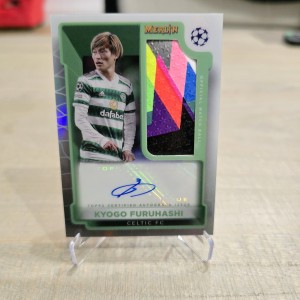2022-23 Topps Chrome Merlin UCL Celtic Auto Matchball Kyogo Furuhashi Case Hit for sale on Ebay