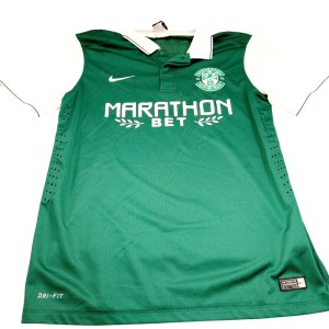 Nike Hibernian Home Football Shirt Dri-FIT Medium Green Edinburgh for sale on Ebay