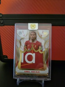 Virgil Van Dijk Match Worn Patch /5 - Topps Reverence UCC 2025 Liverpool for sale on Ebay