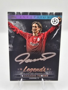 2024/25 Topps Inception UCC Fernando Torres Silver Signings Autograph Liverpool for sale on Ebay