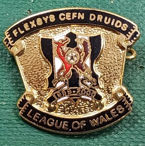 RARE Wales Cefn Druids FC Football Club Enamel Pin Badge for sale on Ebay
