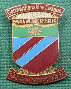 RARE Wales Evans and Williams Sports FC Football Club Enamel Pin Badge for sale on Ebay