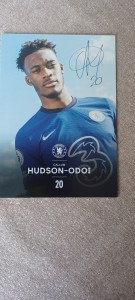 CALLUM HUDSON-ODOI - CHELSEA -  OFFICIAL CLUB CARD for sale on Ebay