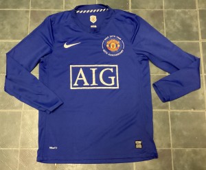 Manchester United 40th Anniversary Long Sleeve Third kit Shirt Small VGC for sale on Ebay