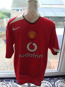 manchester united shirt for sale on Ebay