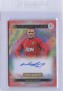 Topps UCC Inception 24/25 - Auto - Wayne Rooney /10 - Manchester United for sale on Ebay