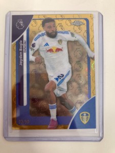 TOPPS LOGOFRACTOR PL 2026 JAYDEN BOGLE LEEDS YELLOW 3/50. for sale on Ebay
