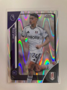 TOPPS PREMIER LEAGUE CHROME  2026 JOSH KING FULHAM RAYWAVE REFRACTOR . for sale on Ebay