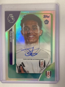 TOPPS PREMIER LEAGUE 2026 JOSH KING FULHAM AUTO BASE. for sale on Ebay
