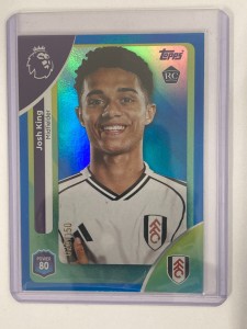 TOPPS PREMIER LEAGUE 2026 JOSH KING FULHAM BLUE 20/150 for sale on Ebay