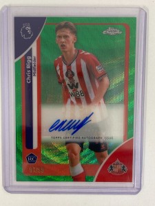 TOPPS PREMIER LEAGUE CHROME 2026 CHRIS RIGG SUNDERLAND AUTO 97/99 for sale on Ebay