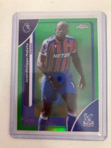 TOPPS PREM LEAGUE CHROME  2026 JEAN PHILIPPE MATETA CRYSTAL PALACE GREEN 54/99. for sale on Ebay