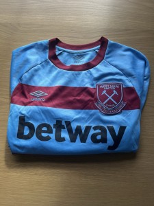 West Ham United Official Away Shirt 2020/21  125 Years Anniversary - Size Medium for sale on Ebay