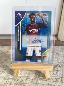 Topps Premier League 2025/2026 Mohammed Kudus West Ham Autograph Sparkle 22/150 for sale on Ebay