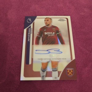 Topps Chrome Premier League 2026 Jarrod Bowen Auto Chrome West Ham United  for sale on Ebay