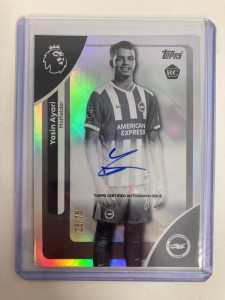 TOPPS PREMIER LEAGUE FOOTBALL 2026 YASIN AYARI BRIGHTON BLACK & WHITE A 26/75 for sale on Ebay