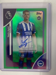 TOPPS PREMIER LEAGUE 2026 YASIN AYARI BRIGHTON AUTO 20/99. for sale on Ebay