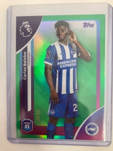 TOPPS PREMIER LEAGUE 2026 CARLOS BALEBA BRIGHTON GREEN 29/99 for sale on Ebay